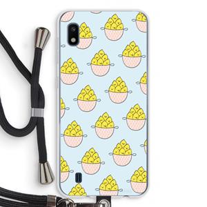 CaseCompany Citroenen: Samsung Galaxy A10 Transparant Hoesje met koord