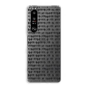 CaseCompany Crazy shapes: Sony Xperia 1 III Transparant Hoesje