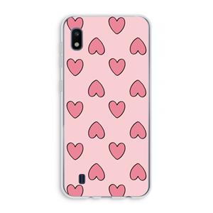 CaseCompany Ondersteboven verliefd: Samsung Galaxy A10 Transparant Hoesje