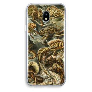 CaseCompany Haeckel Lacertilia: Samsung Galaxy J3 (2017) Transparant Hoesje