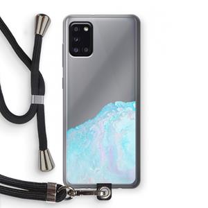 CaseCompany Fantasie pastel: Samsung Galaxy A31 Transparant Hoesje met koord