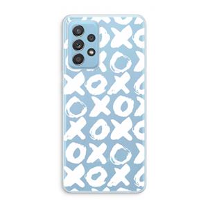 CaseCompany XOXO: Samsung Galaxy A73 Transparant Hoesje