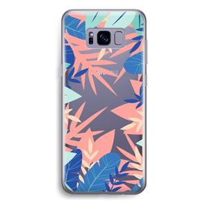 CaseCompany Tropisch: Samsung Galaxy S8 Plus Transparant Hoesje
