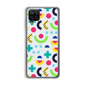 CaseCompany 8-bit N°1: Samsung Galaxy A12 Transparant Hoesje