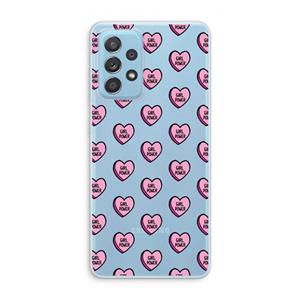 CaseCompany GIRL POWER: Samsung Galaxy A73 Transparant Hoesje
