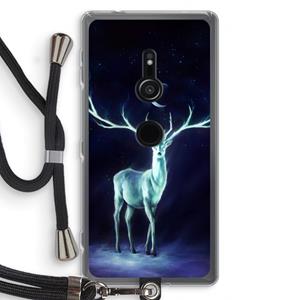 CaseCompany Nightbringer: Sony Xperia XZ2 Transparant Hoesje met koord