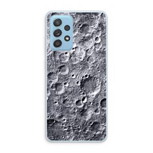 CaseCompany Maanlandschap: Samsung Galaxy A73 Transparant Hoesje