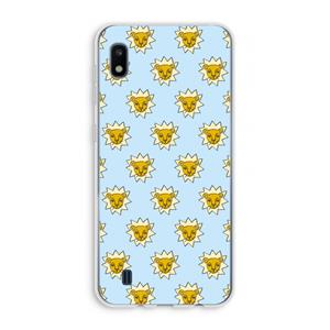 CaseCompany Leeuwenkoppen: Samsung Galaxy A10 Transparant Hoesje