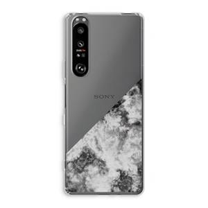 CaseCompany Onweer: Sony Xperia 1 III Transparant Hoesje
