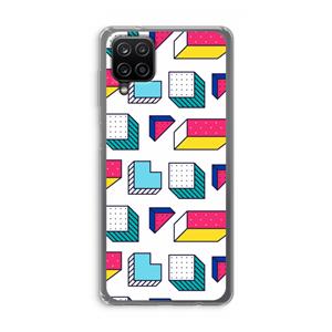 CaseCompany 8-bit N°7: Samsung Galaxy A12 Transparant Hoesje