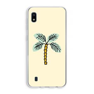 CaseCompany Palmboom: Samsung Galaxy A10 Transparant Hoesje