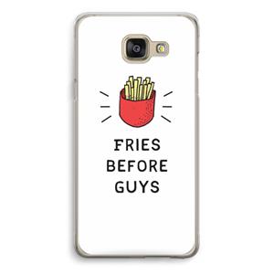 CaseCompany Fries before guys: Samsung Galaxy A5 (2016) Transparant Hoesje