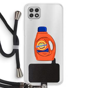 CaseCompany Ultra Sensitive: Samsung Galaxy A22 4G Transparant Hoesje met koord