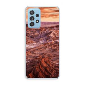 CaseCompany Mars: Samsung Galaxy A73 Transparant Hoesje