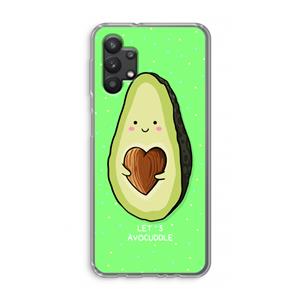 CaseCompany Avocuddle: Samsung Galaxy A32 5G Transparant Hoesje