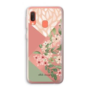 CaseCompany Sweet heaven geometrics: Samsung Galaxy A20e Transparant Hoesje