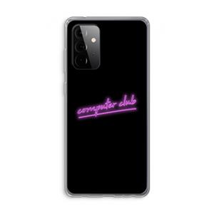 CaseCompany Vice Black: Samsung Galaxy A72 Transparant Hoesje