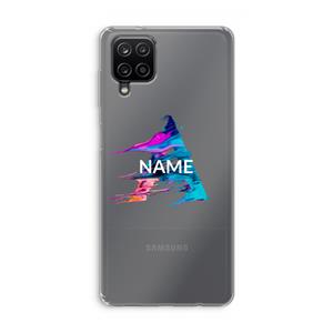 CaseCompany Abstract Spectrum: Samsung Galaxy A12 Transparant Hoesje