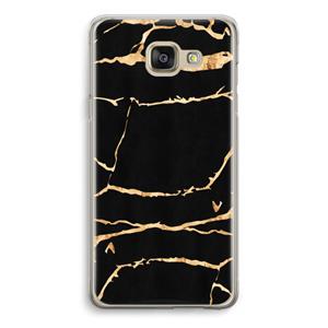 CaseCompany Gouden marmer: Samsung Galaxy A5 (2016) Transparant Hoesje