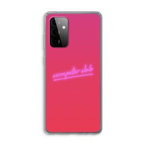 CaseCompany Vice Glow: Samsung Galaxy A72 Transparant Hoesje