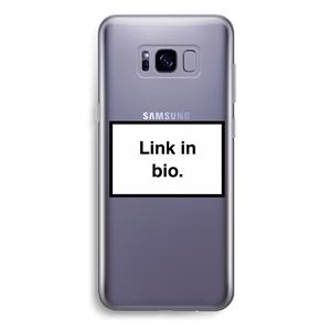 CaseCompany Link in bio: Samsung Galaxy S8 Plus Transparant Hoesje