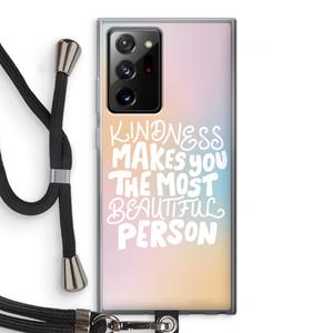 CaseCompany The prettiest: Samsung Galaxy Note 20 Ultra / Note 20 Ultra 5G Transparant Hoesje met koord