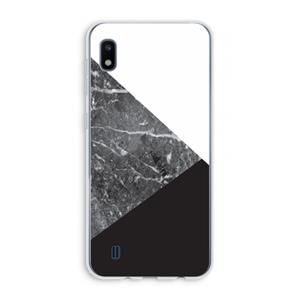 CaseCompany Combinatie marmer: Samsung Galaxy A10 Transparant Hoesje