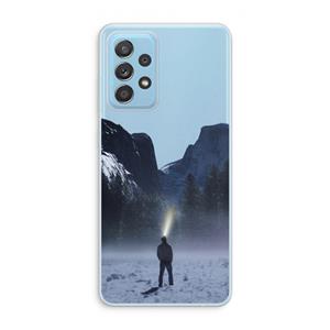 CaseCompany Wanderlust: Samsung Galaxy A73 Transparant Hoesje