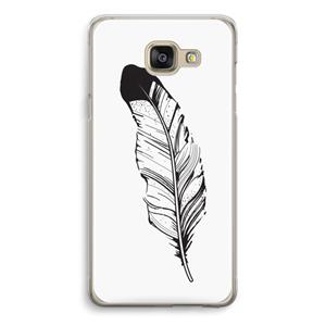 CaseCompany Pluim: Samsung Galaxy A5 (2016) Transparant Hoesje