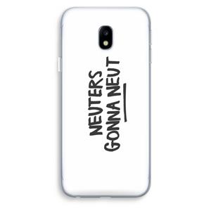 CaseCompany Neuters: Samsung Galaxy J3 (2017) Transparant Hoesje
