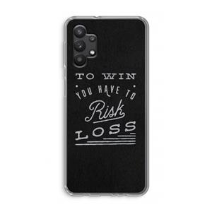 CaseCompany Risk loss: Samsung Galaxy A32 5G Transparant Hoesje