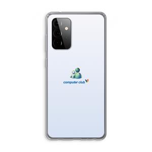 CaseCompany MSN: Samsung Galaxy A72 Transparant Hoesje