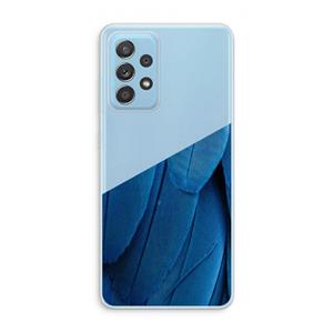 CaseCompany Pauw: Samsung Galaxy A73 Transparant Hoesje