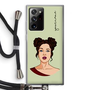 CaseCompany Pop-Art Creator: Samsung Galaxy Note 20 Ultra / Note 20 Ultra 5G Transparant Hoesje met koord