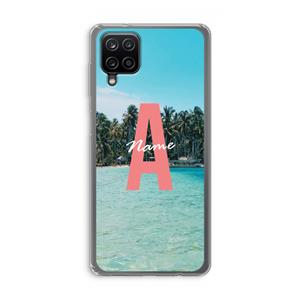 CaseCompany Pacific Dream: Samsung Galaxy A12 Transparant Hoesje