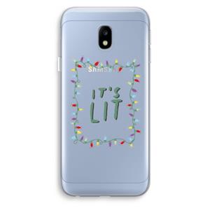 CaseCompany It's Lit: Samsung Galaxy J3 (2017) Transparant Hoesje