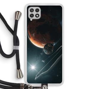CaseCompany Mars Renaissance: Samsung Galaxy A22 4G Transparant Hoesje met koord