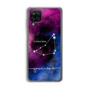 CaseCompany Sterrenbeeld - Donker: Samsung Galaxy A12 Transparant Hoesje