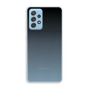 CaseCompany Musketon Halftone: Samsung Galaxy A73 Transparant Hoesje