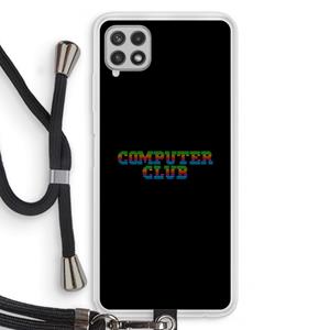 CaseCompany Retro: Samsung Galaxy A22 4G Transparant Hoesje met koord