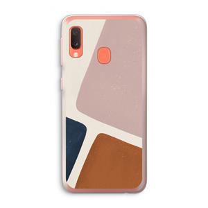 CaseCompany Geo #2: Samsung Galaxy A20e Transparant Hoesje