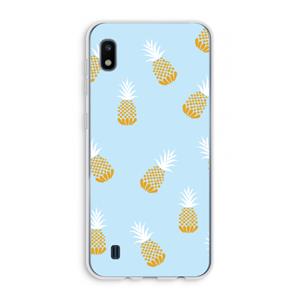 CaseCompany Ananasjes: Samsung Galaxy A10 Transparant Hoesje