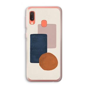 CaseCompany Geo #3: Samsung Galaxy A20e Transparant Hoesje