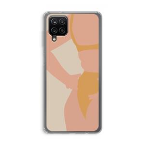 CaseCompany Bikini body: Samsung Galaxy A12 Transparant Hoesje