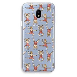 CaseCompany Gymboys: Samsung Galaxy J3 (2017) Transparant Hoesje