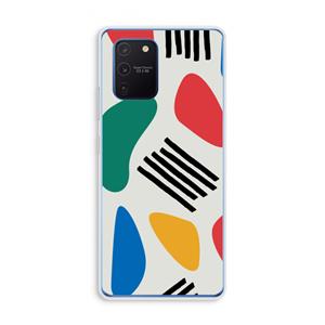 CaseCompany Illustratieve pop 1: Samsung Galaxy Note 10 Lite Transparant Hoesje