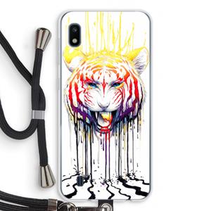 CaseCompany Fading: Samsung Galaxy A10 Transparant Hoesje met koord