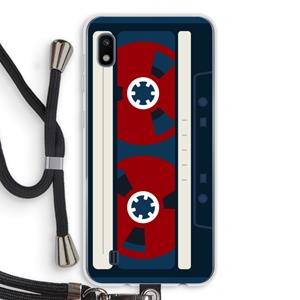 CaseCompany Here's your tape: Samsung Galaxy A10 Transparant Hoesje met koord