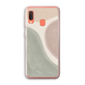 CaseCompany Geo #6: Samsung Galaxy A20e Transparant Hoesje