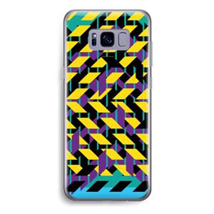 CaseCompany Skew Bee 3: Samsung Galaxy S8 Plus Transparant Hoesje